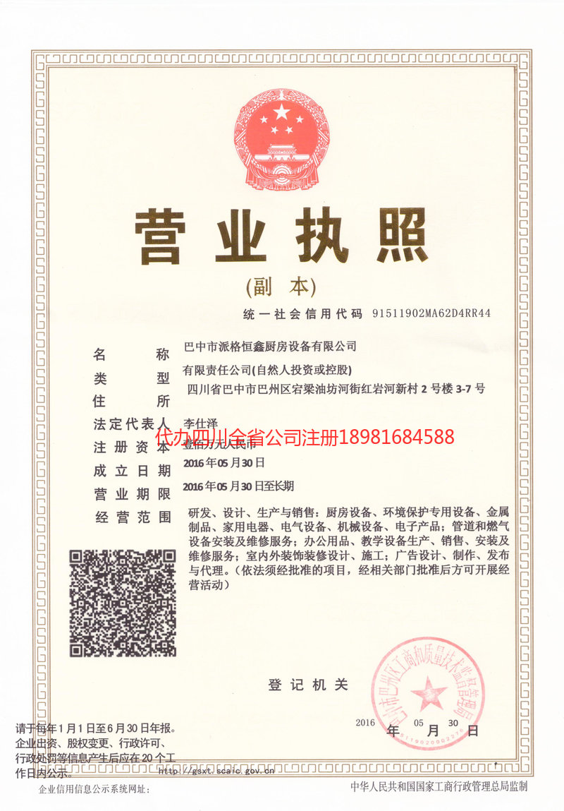 安阳安阳派格恒鑫厨房设备有限公司